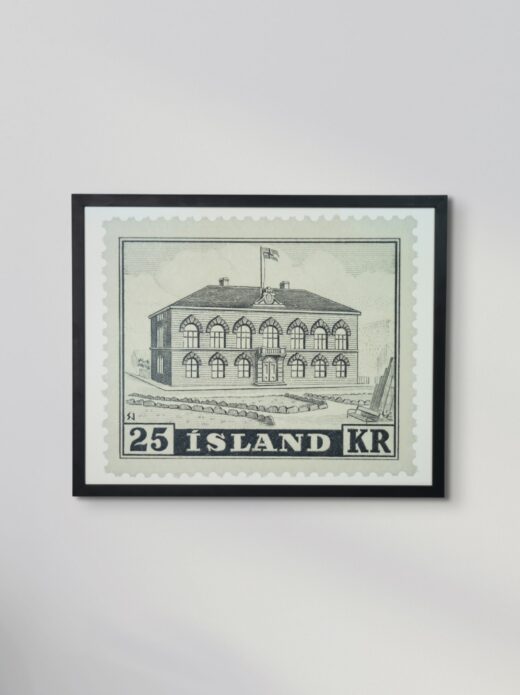 ALÞINGISHÚSIÐ 25 KR - Alþingishúsið í Reykjavík.