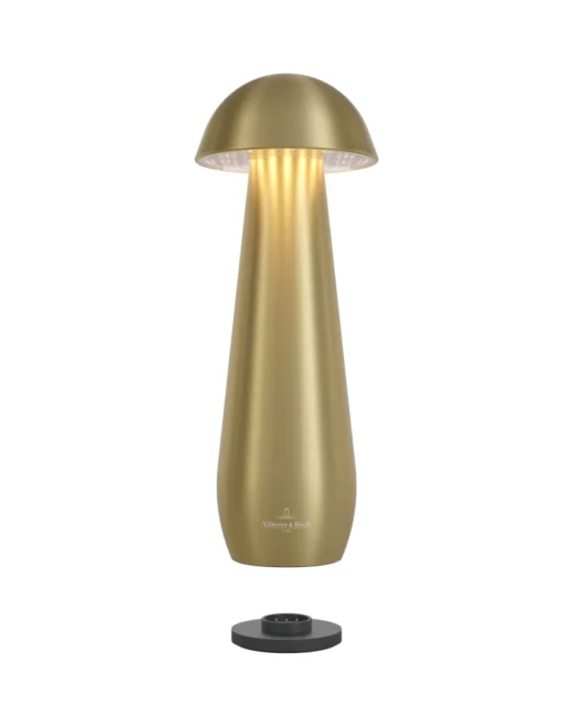 Modena 21cm - Brushed Gold - hleðslulampi